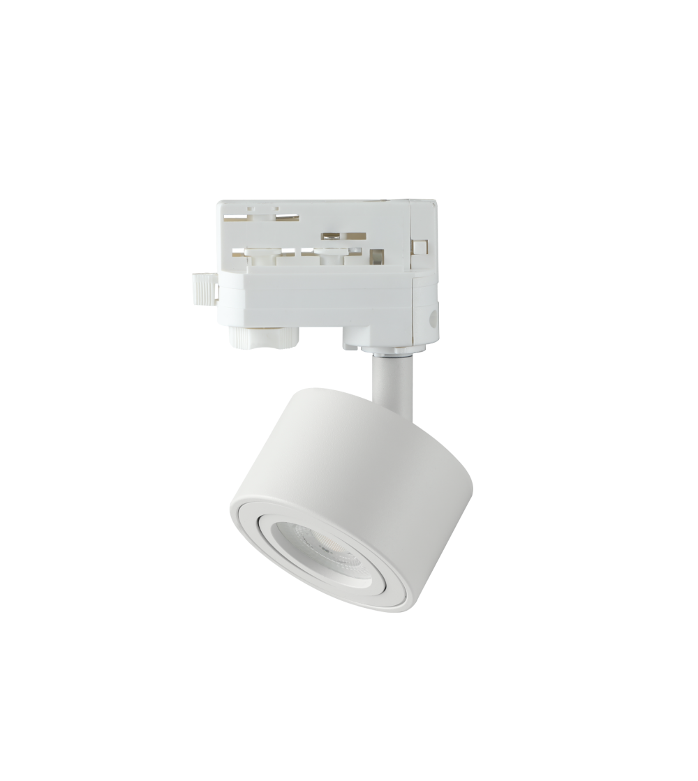 FOCO CARRIL TRIFASICO HARDMAN NEGRO 7W CREE CCT